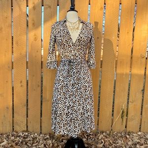 Diane Von Furstenberg Silk Wrap Dress